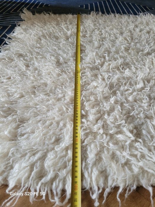 Dywan narzuta koc pled  wełna