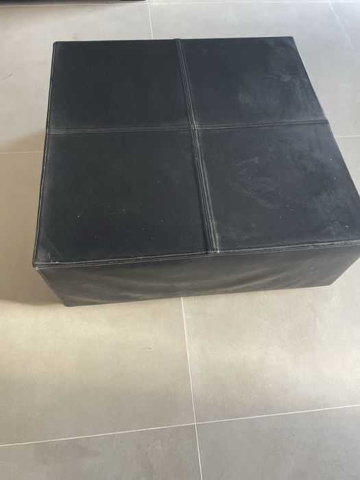 Mesa sala em pele 1 m x 1 m
