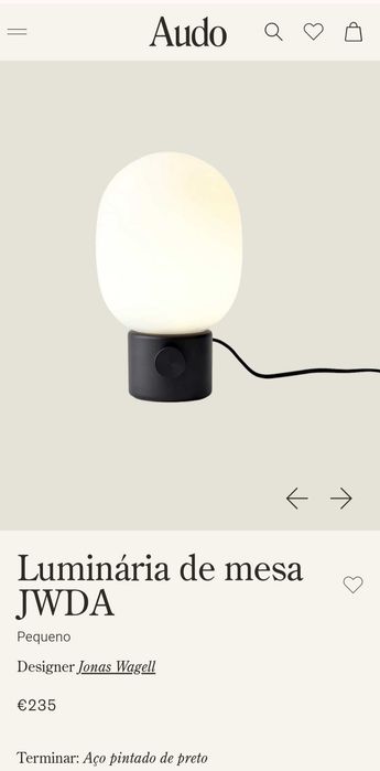 Candeeiro de mesa Audo