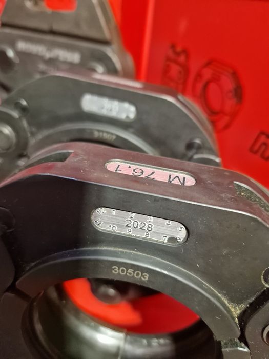 Zestaw Novopress ACO 203XL M76.1 + M88.9 + Adapter ZB221 Geberit Mapress Milwaukee Hilti Rems Ridgid M7