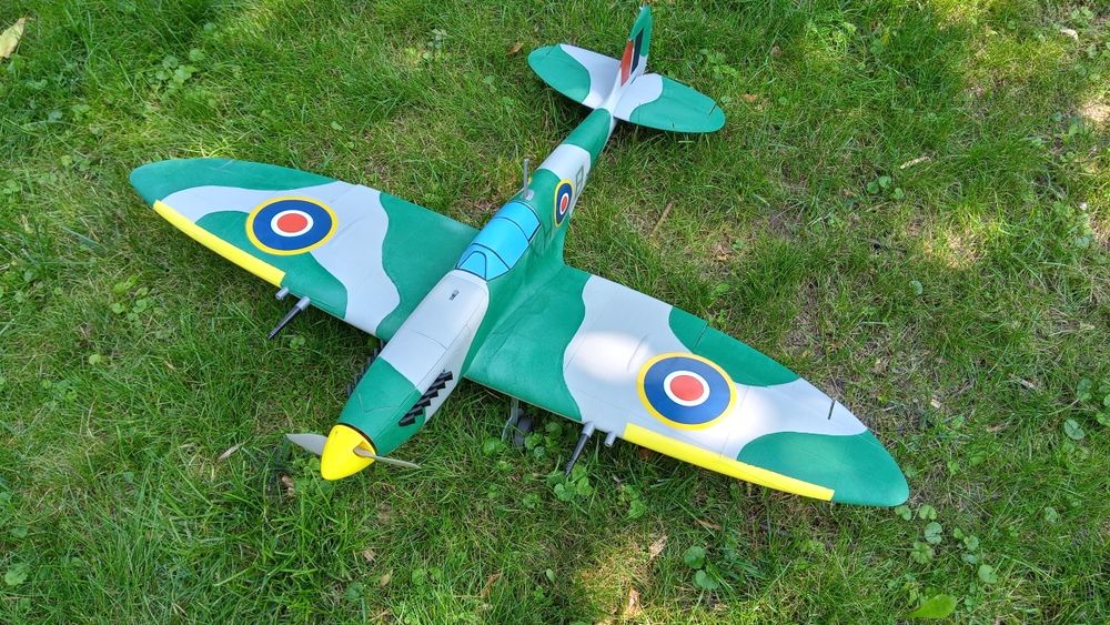 SPITFIRE Mk IX samolot RC (druk 3D)