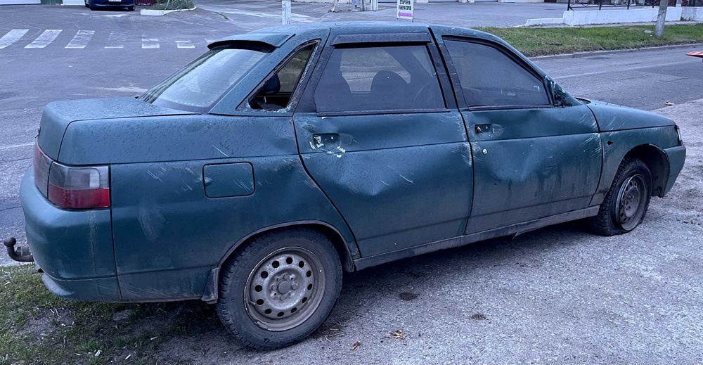 ВАЗ 2110 после ДТП