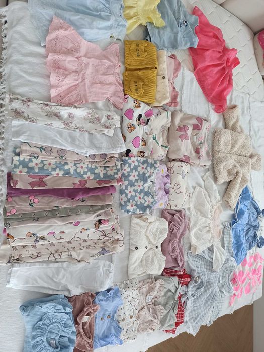 Mega duża  Paczka/ zestaw  100 szt Zara Newbie H&M Next 80/86/92