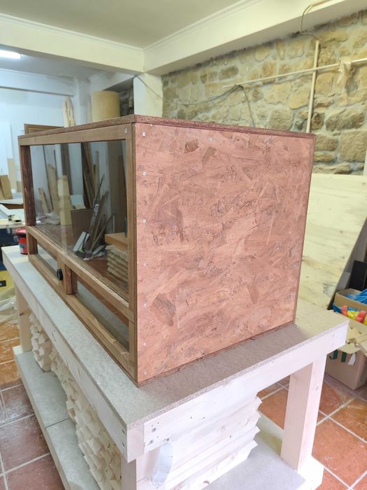 Terrário Artesanal 120x52x54 – Ideal para Lagartos ou Plantas