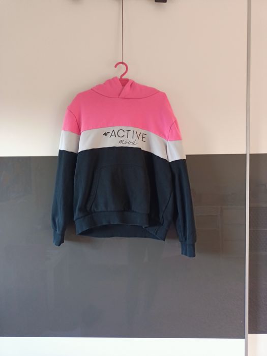 140 bluza z kapturem 4f dziewczęca