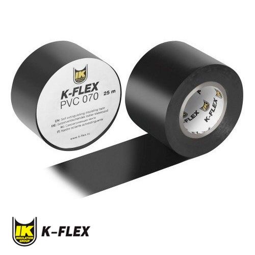 Клейка стрічка ПВХ K-FLEX PVC 038-025 AT 070 black