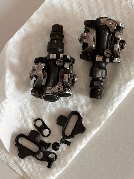 Pedały SPD + nowe bloki Shimano SM‑SH51