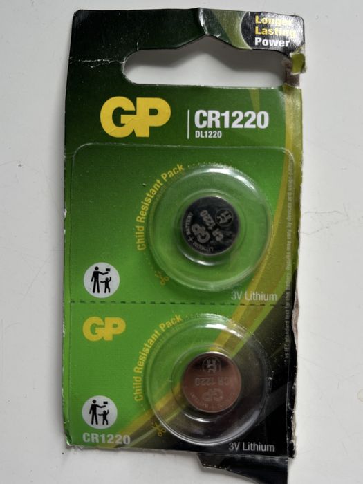 Bateria CR1220 3V lithium (do g-shock)