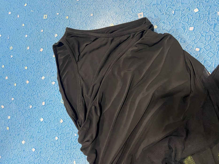 Касабланка юбка для танцев бальных латина валаны сетка