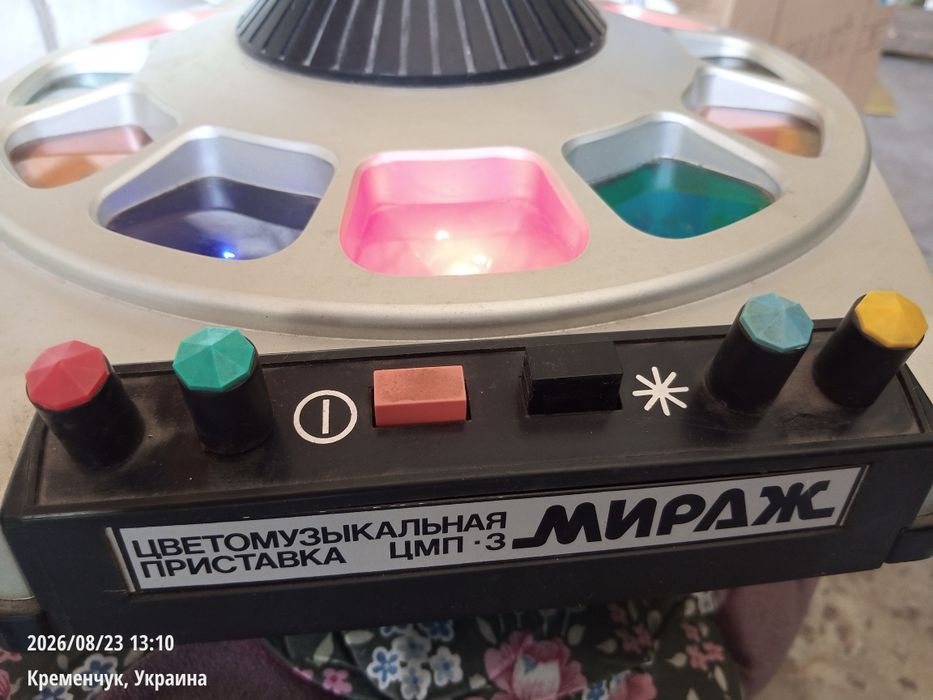 Цветомузыкальная приставка Міраж