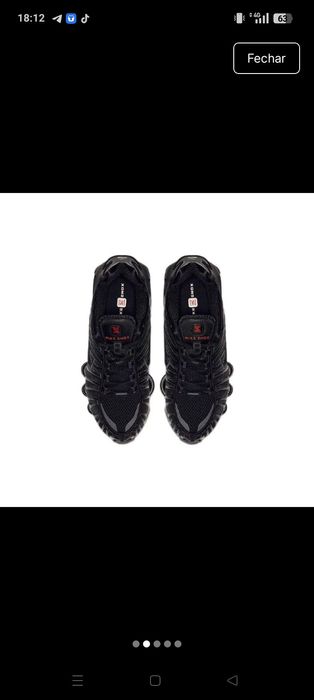 Nike Shox TL pretas