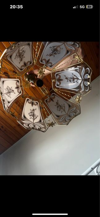 lampa wisząca Chodzież suftiowa vintage retro dla fanow staroci