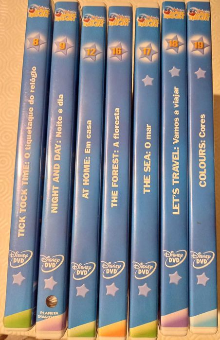 Lote de DVDs para crianças