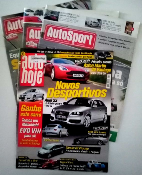 Revistas autohoje e autosport