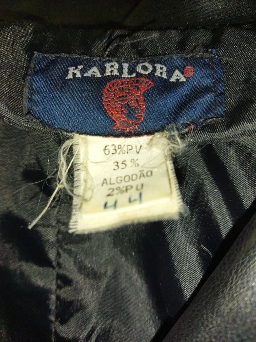 Casaco cintado preto