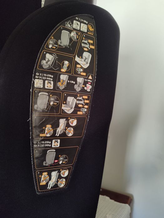 Cadeira auto isofix