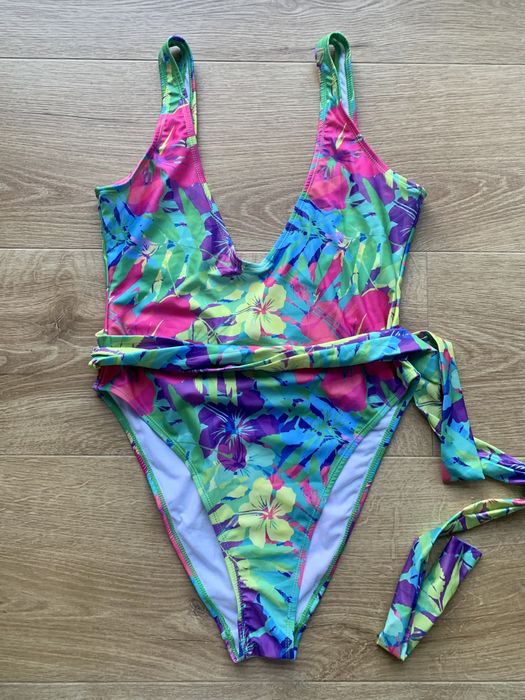 Wzorzysty strój kąpielowy Boohoo UK 14 EUR 42
