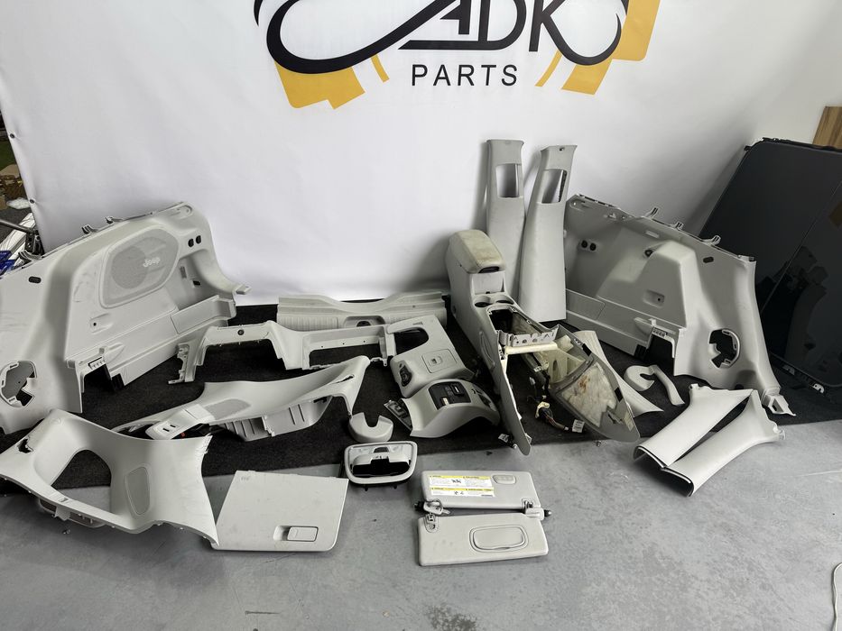 Jeep cherokee kl 2019+ пластик салону карти заглушки бардачок