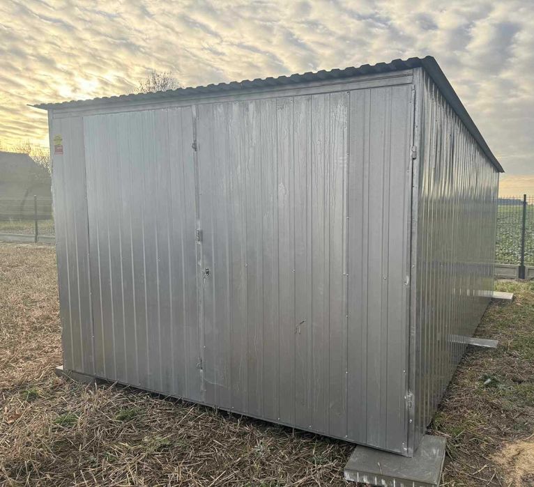 Garaż blaszany 3x5 II gatunek KLUCZBORK