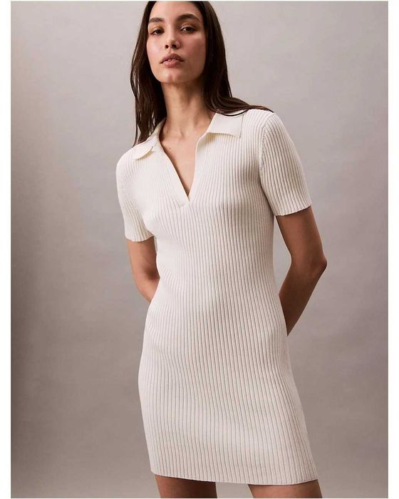 Сукня Calvin Кlein Cotton Rib Polo Mini Dress