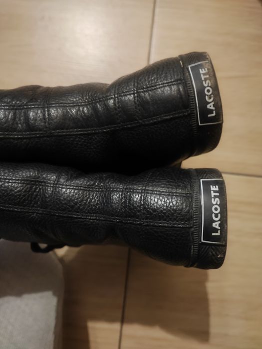 Buty skórzane Lacoste