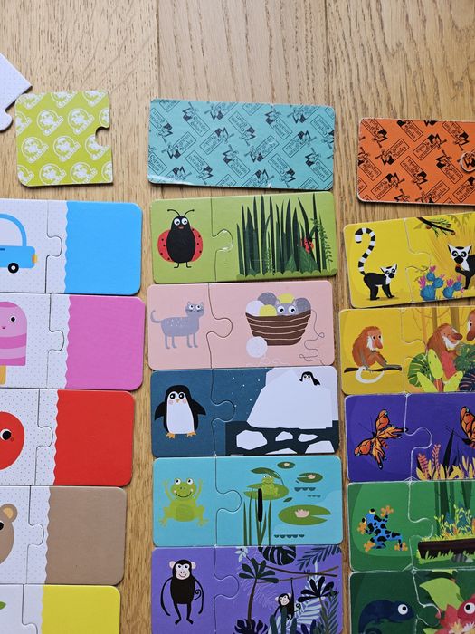 Puzzle duo dwie części rok dwa trzy lata Kapitan Nauka Czuczu