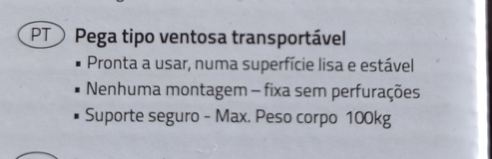Conjunto de Assento de banheira + Barra de apoio com ventosas