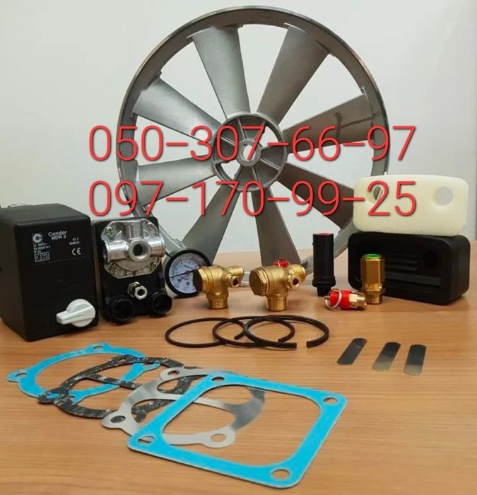 Запчастини Комплектуючі Рем компресора 220, 380В