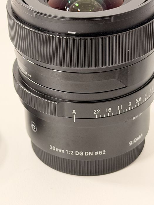 Sigma 20mm f2 como nova E Mount