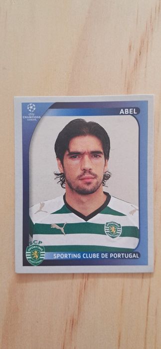 Cromo futebol de Abel Ferreira(Uefa Champions League)da Panini