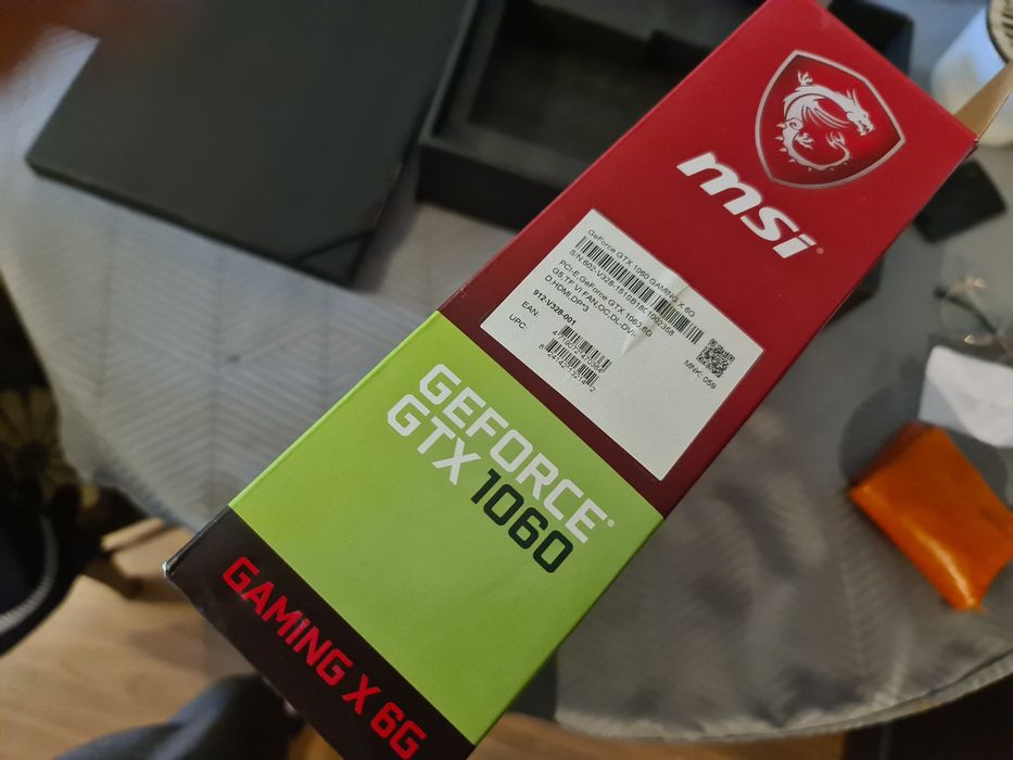 MSI Geforce GTX 1060. 6GB