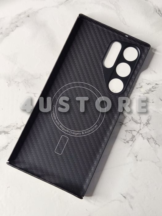 Чехол Карбоновый на Samsung S23 Ultra карбон чохол карбоновий Кевлар