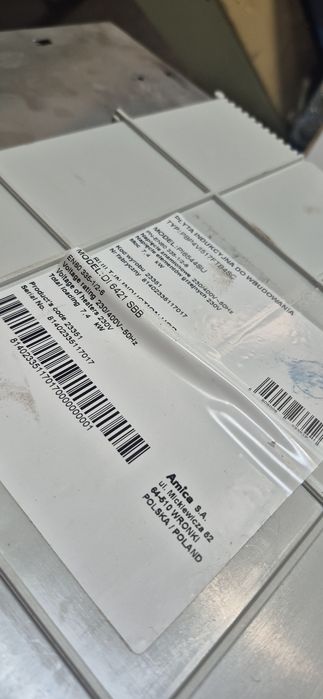 Płyta indukcyjna  amica