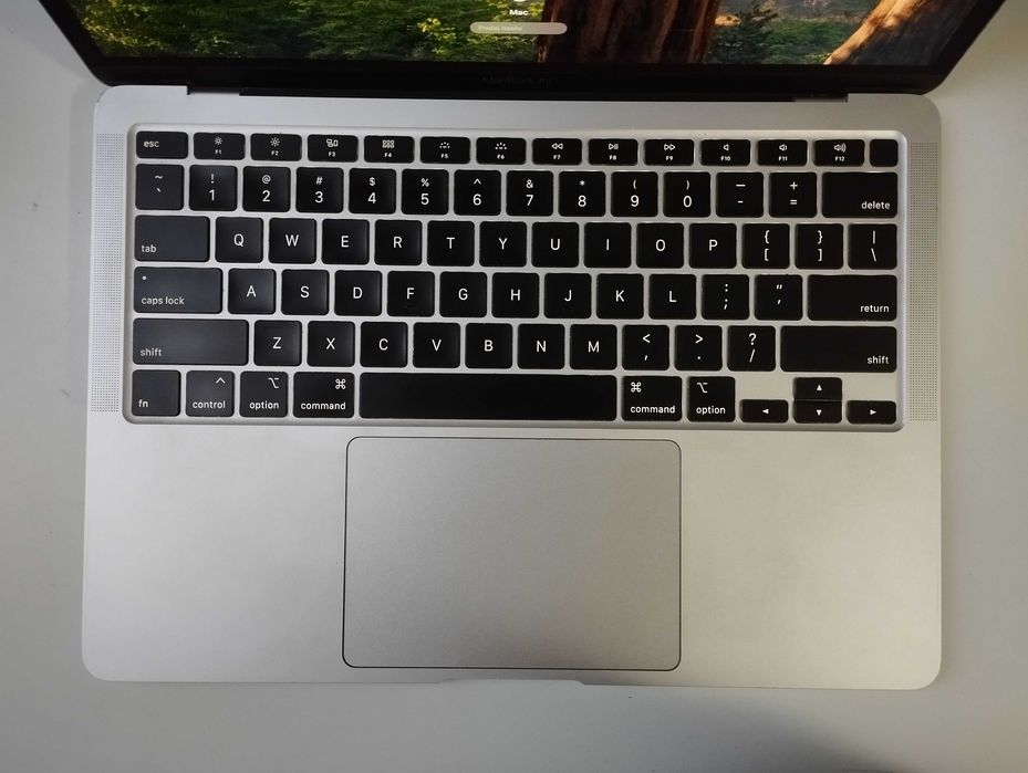 Laptop Macbook air 2020 szary, 256 GB, 13 cali