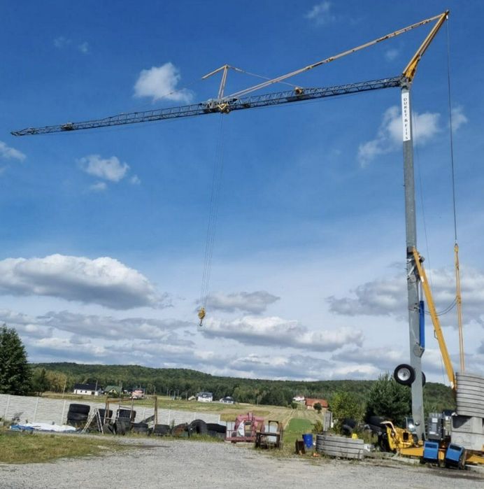 SAN MARCO SM-351 Dźwig Budowlany 2010r Mało Używany !!!  Żuraw Szybki Montaż Hydrauliczny