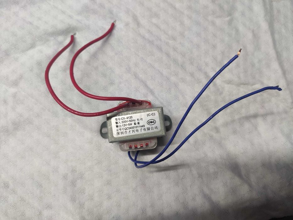 Transformador 230vac - 12vac 5w