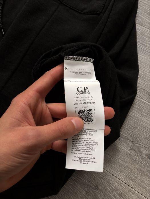 Без предоплати! Зіп-худі CP company чорна