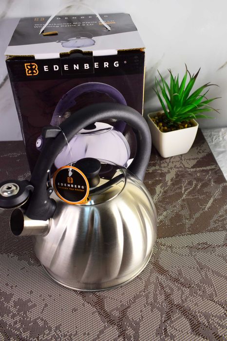 Чайник со свистком из 18/10 нержавеющей стали 2 литра Edenberg EB-8861