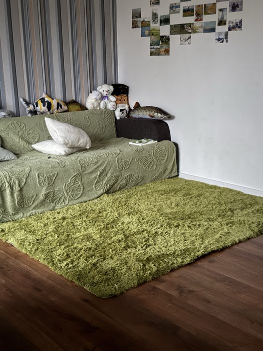 Килим  травка салатовий