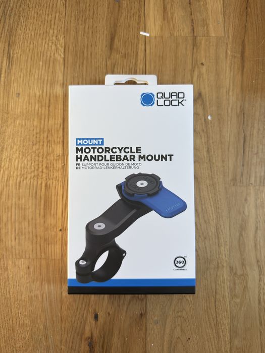 Quad lock motorcycle mount