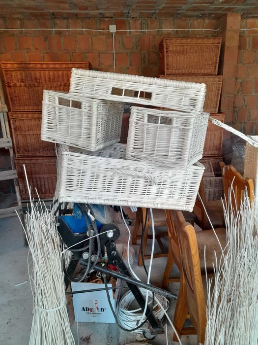 Kosz brudniak  z wikliny na zam