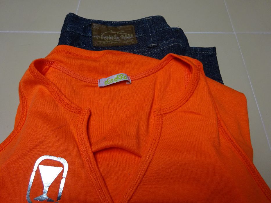 conjunto calçao top senhora