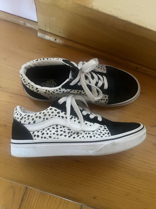 Trampki vans bialo czarne