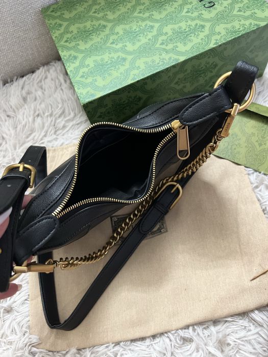 Gucci GG Marmont czarna torebka na ramię  nowa markowa