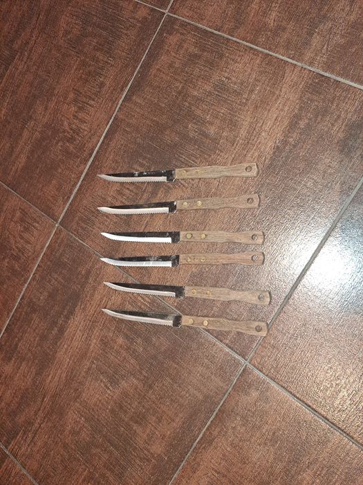 Noże vintage 6 sztuk