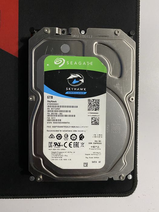 Жорсткий диск 6TB Seagate SkyHawk (ST6000VX001)