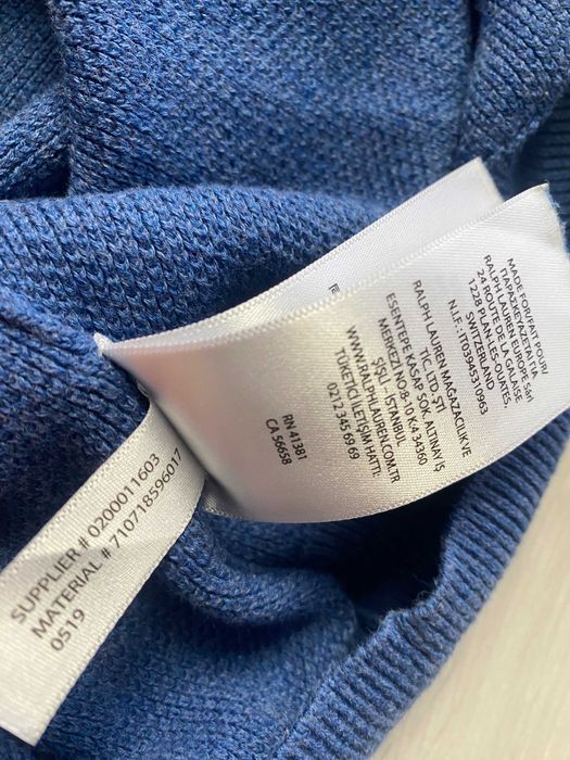 RALPH LAUREN r.L oryginalny sweter Prima Cotton męski