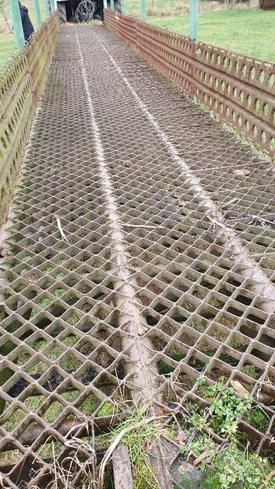 Most kładka metalowa