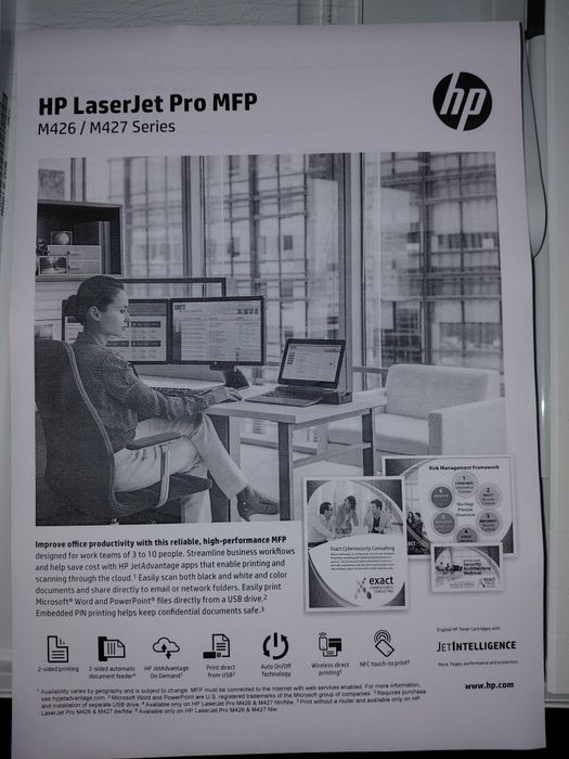 БФП HP LaserJet Pro M426fdn + 2 картриджі