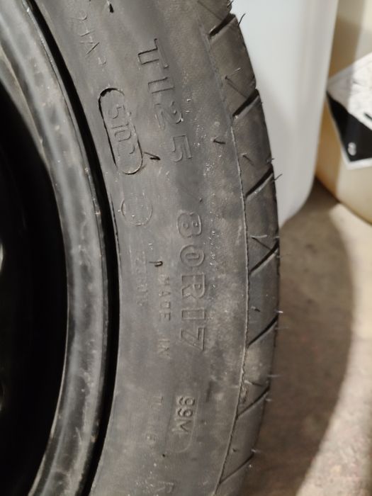 Koło dojazdowe  wkład Audi  VW 17 cali 5x112